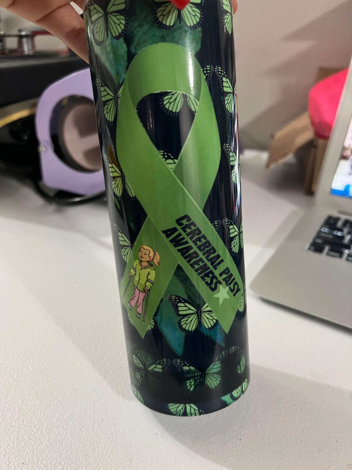 Cerebral palsy tumbler 20 oz cup
