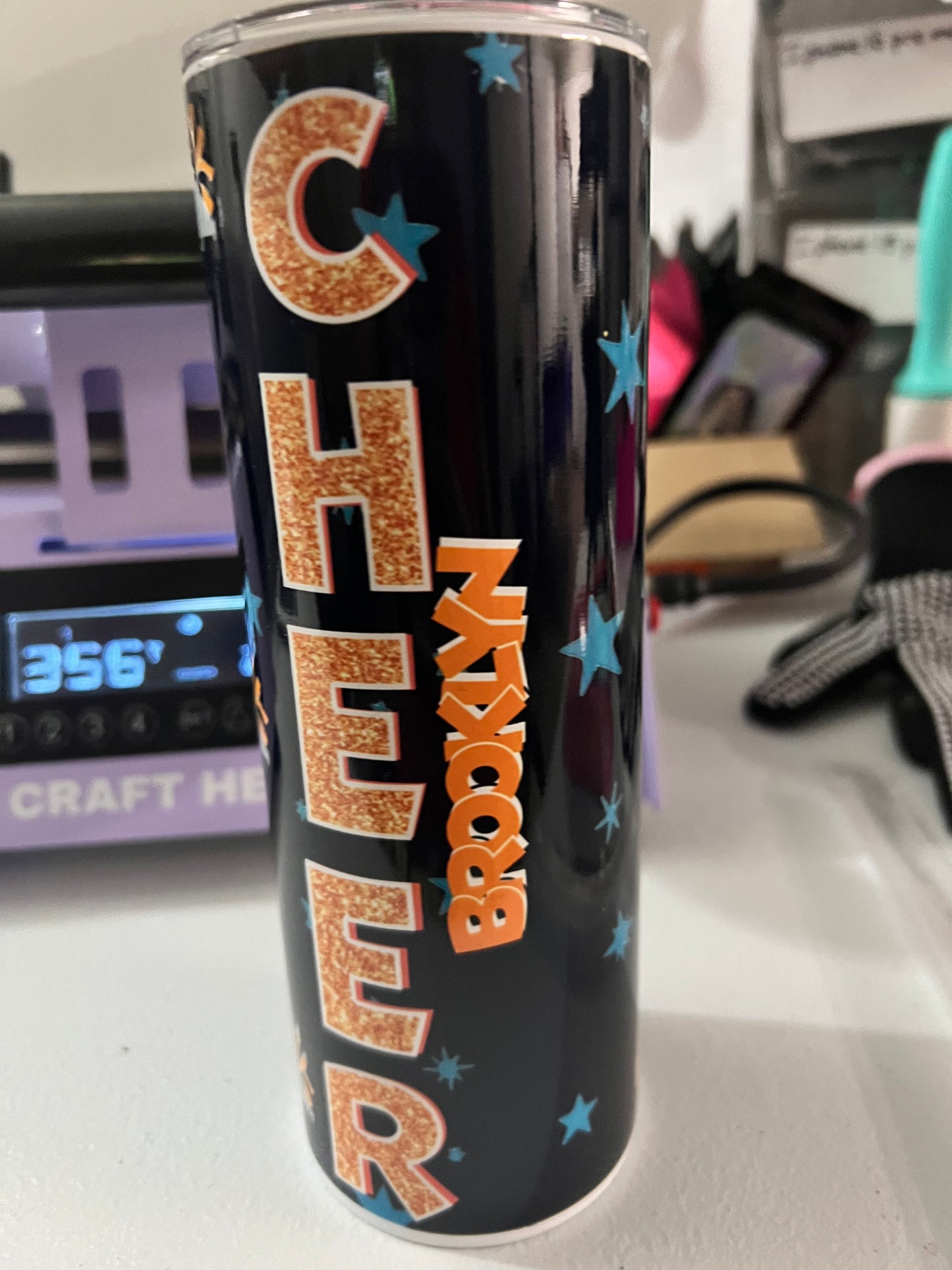 Cheer Mom Tumbler Cup