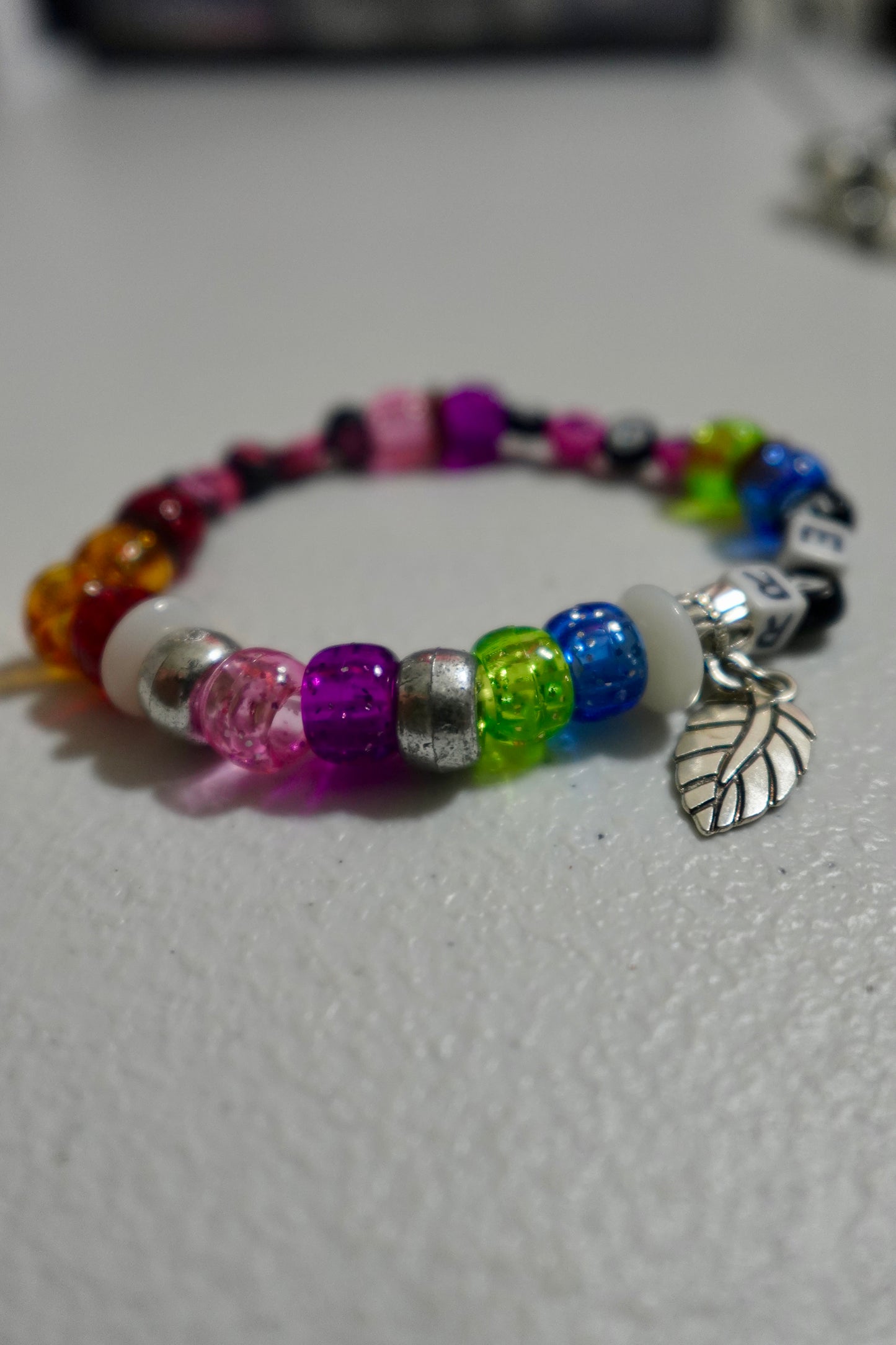 Never Show Fear Bead Bracelet