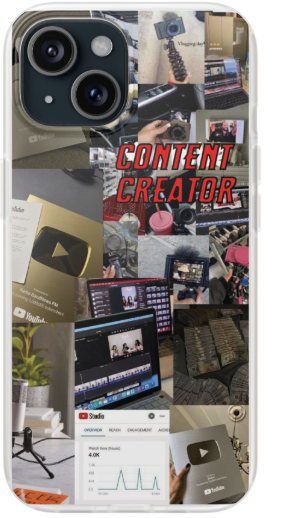 content creator phone case