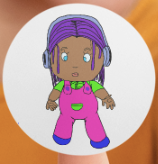 Vibe Doll Sticker