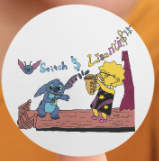 Stitch & Lisa Sticker