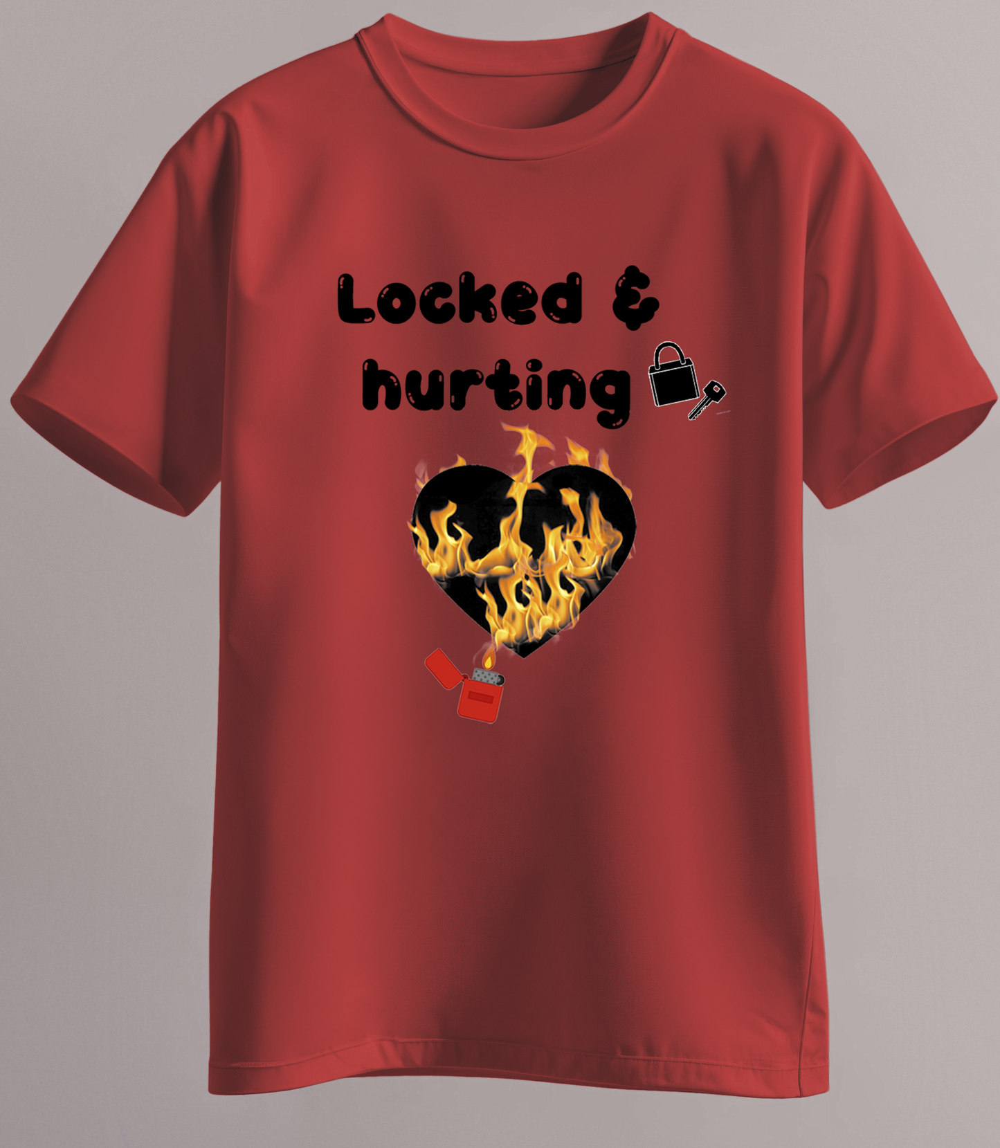 Locked in hurting shirt