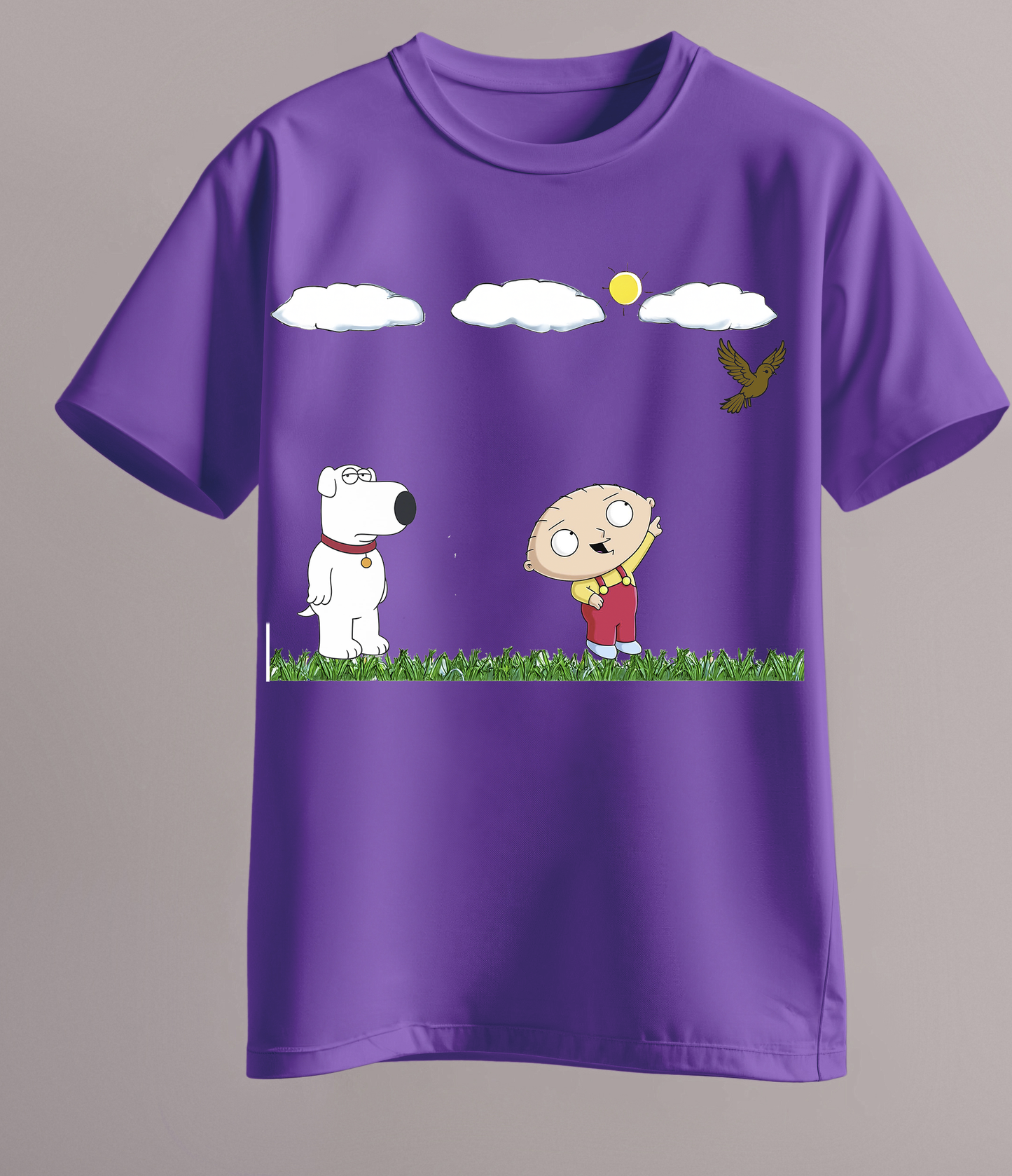 Stewie and brain shirt