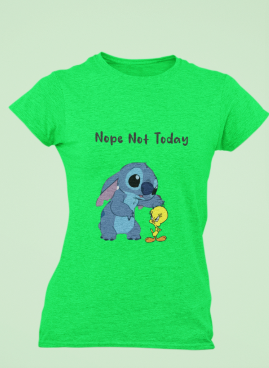 stitch and tweety bird shirt