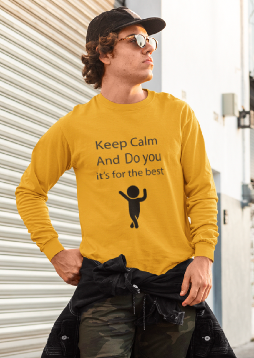 keep calm long sleeve shirt