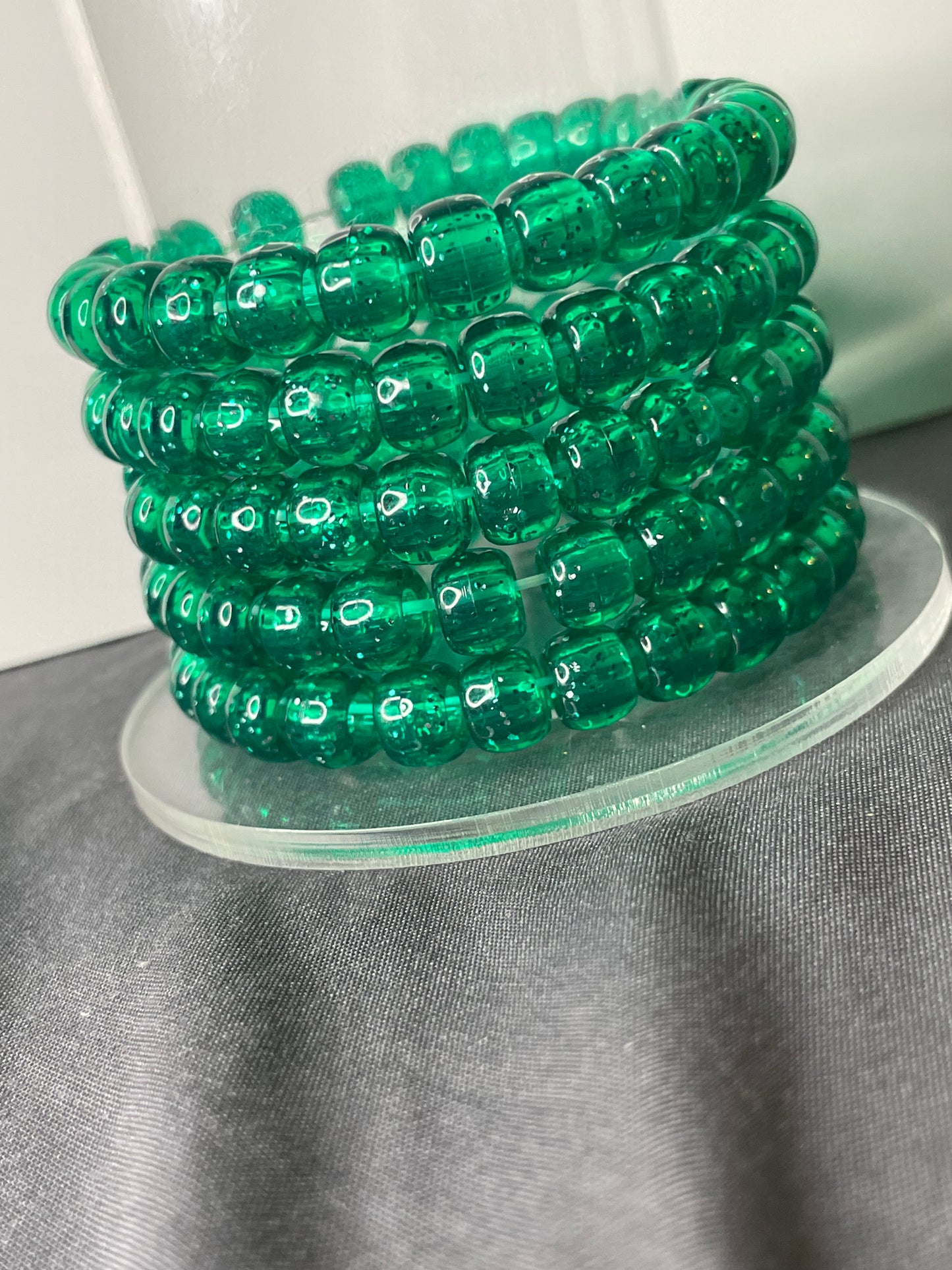 Green Bead Bracelet