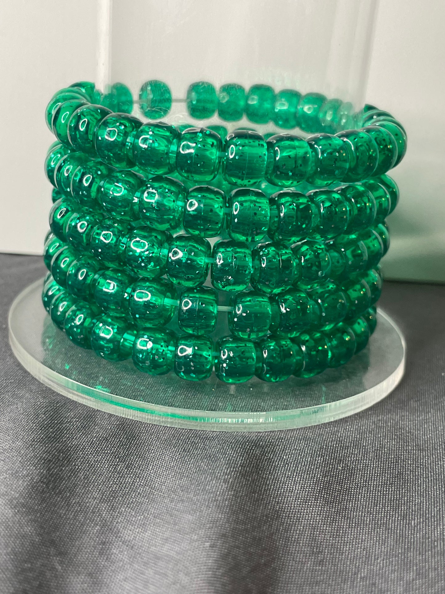 Green Bead Bracelet