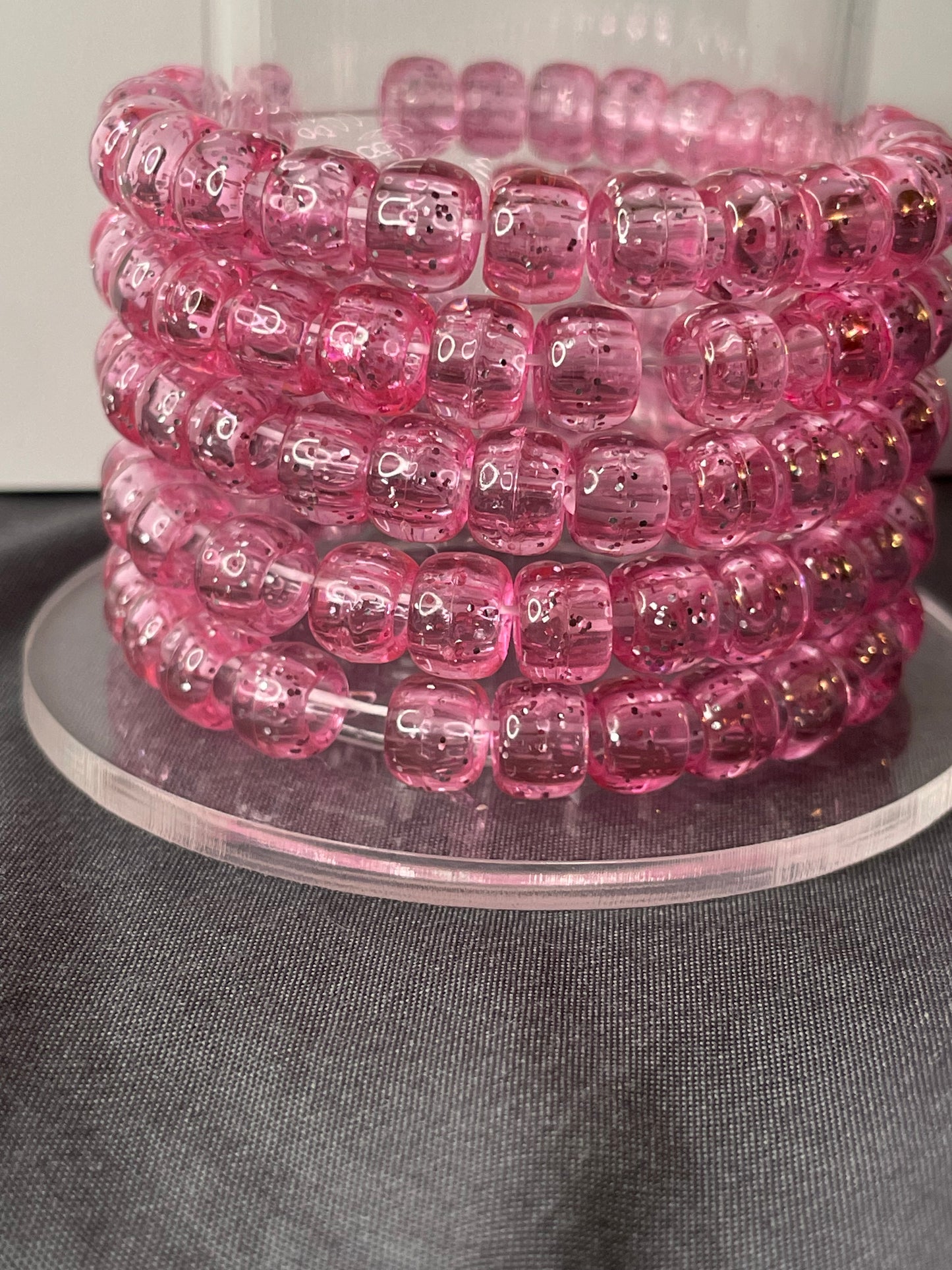 Pink Bead Bracelet