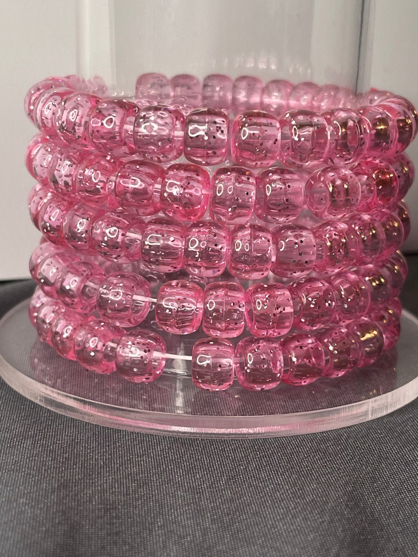 Pink Bead Bracelet