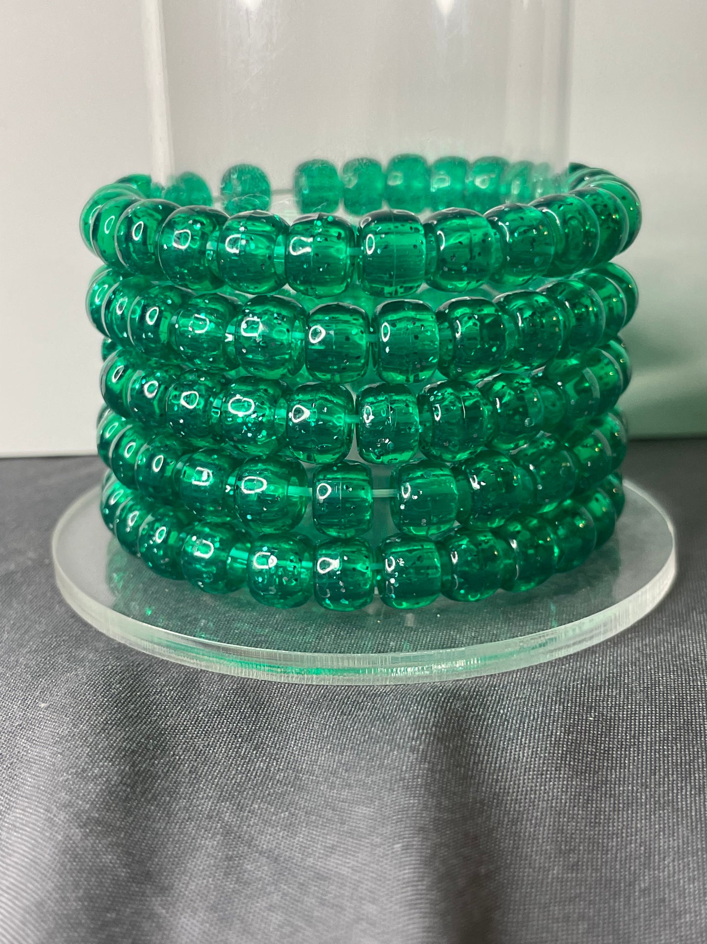 Green Bead Bracelet