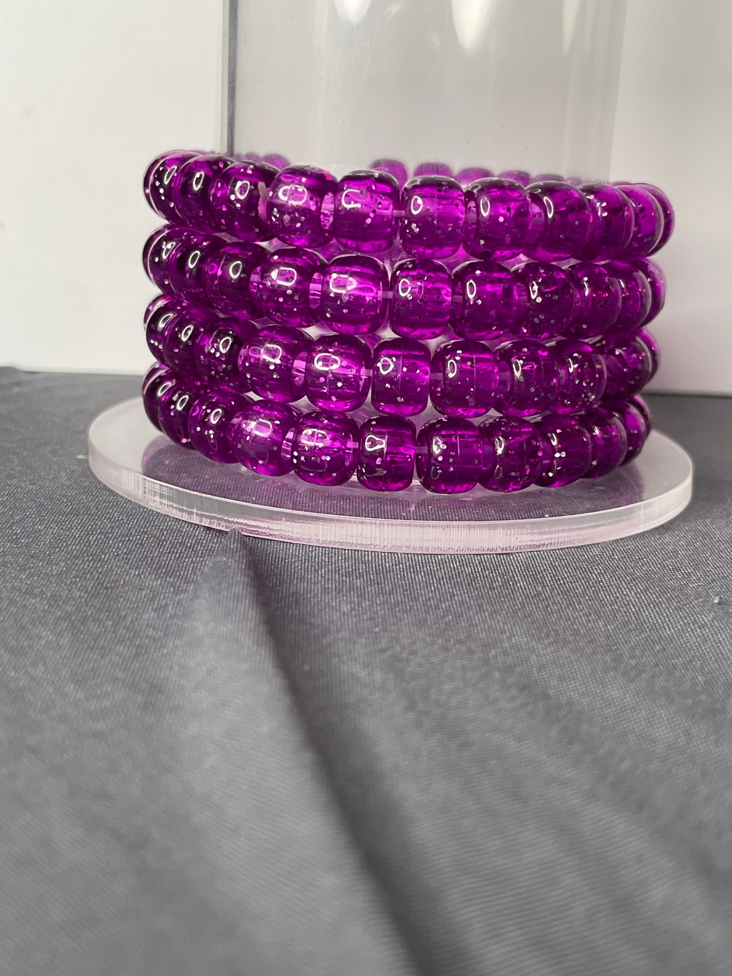 violet Bead Bracelet