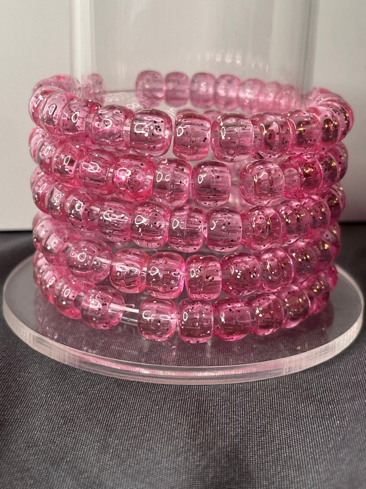 Pink Bead Bracelet