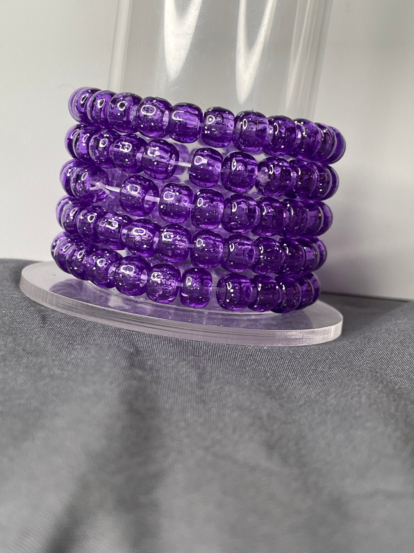 Purple Bead Bracelet