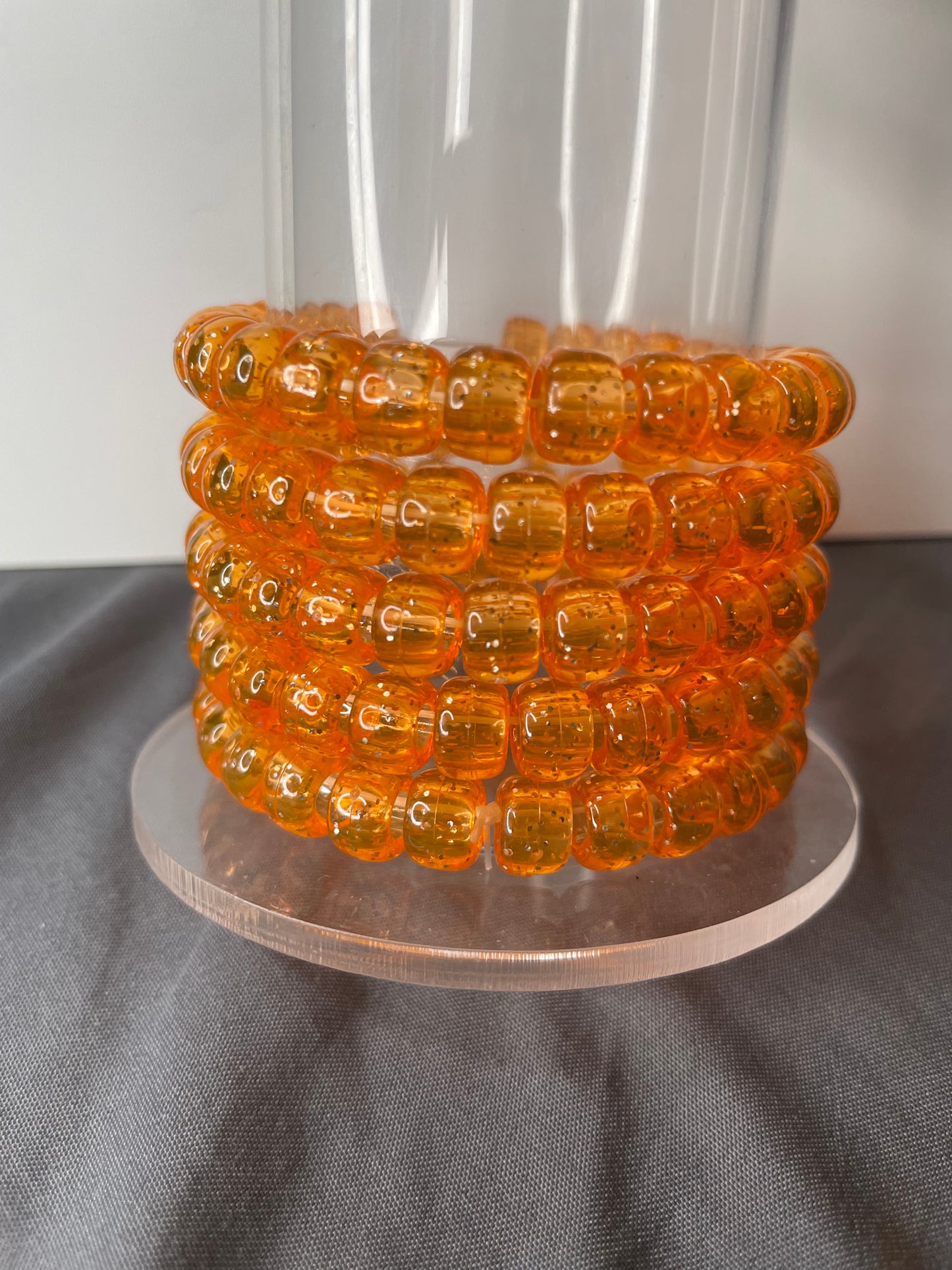Orange Bead Bracelet