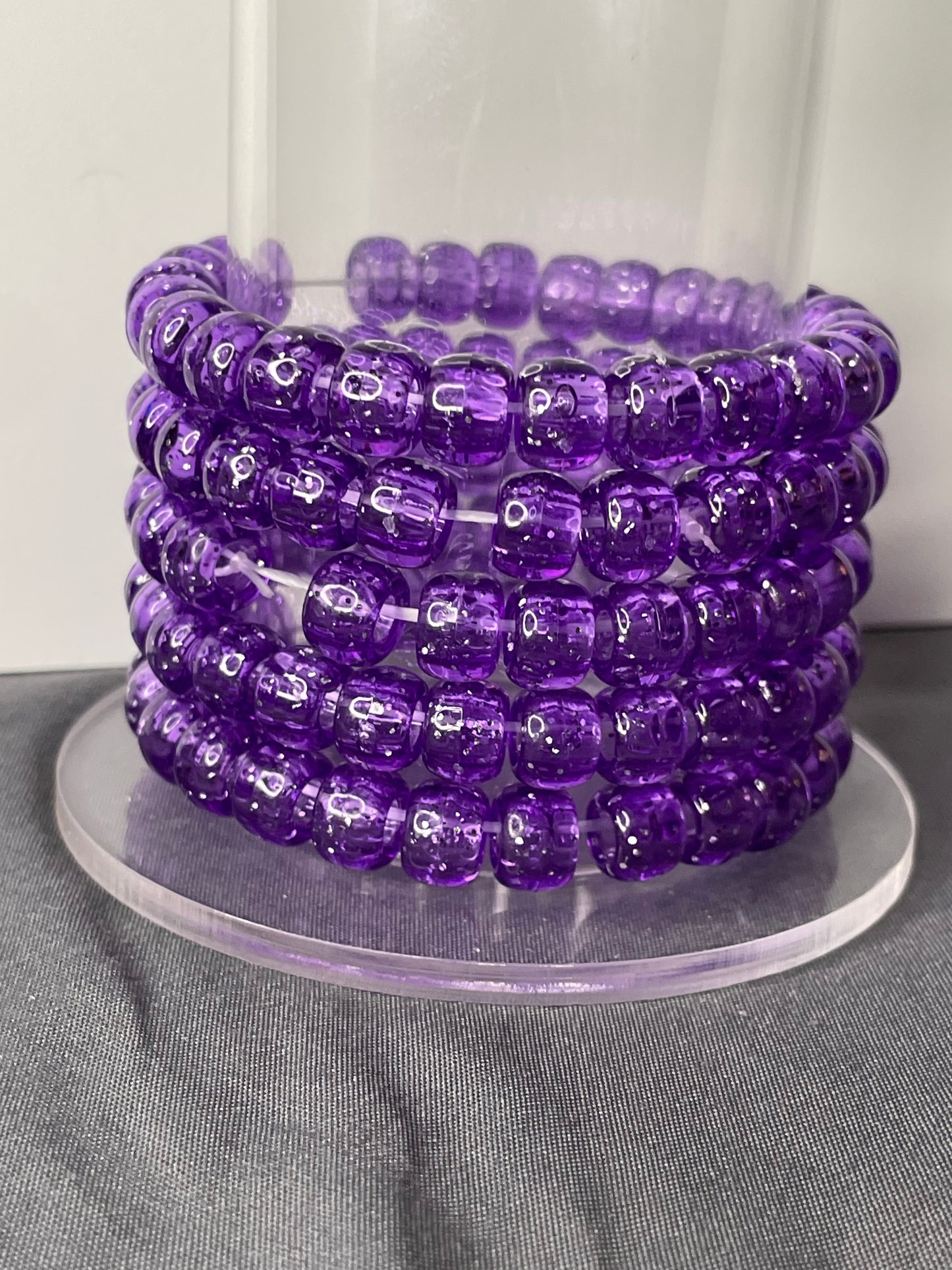 Purple Bead Bracelet