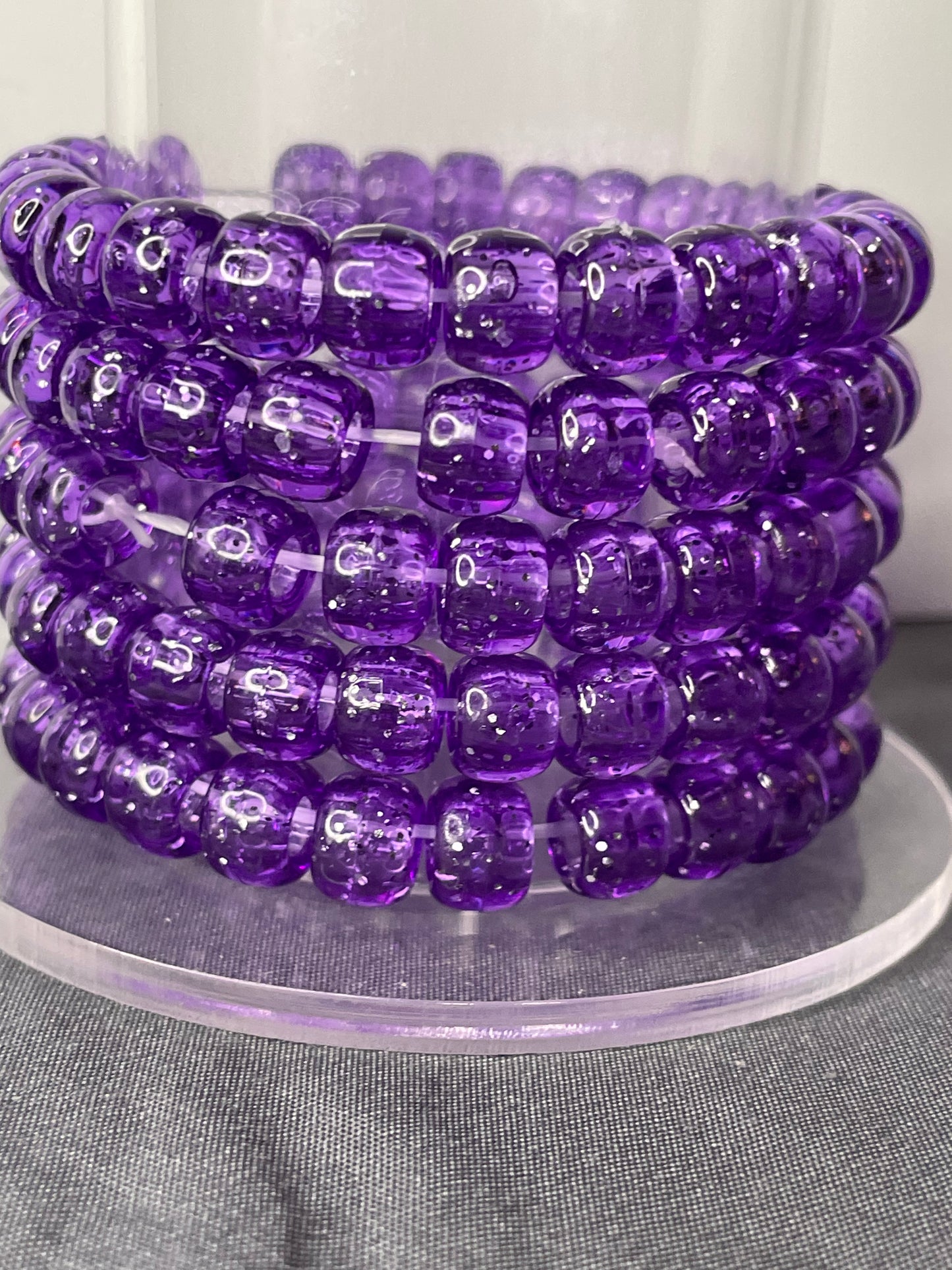 Purple Bead Bracelet