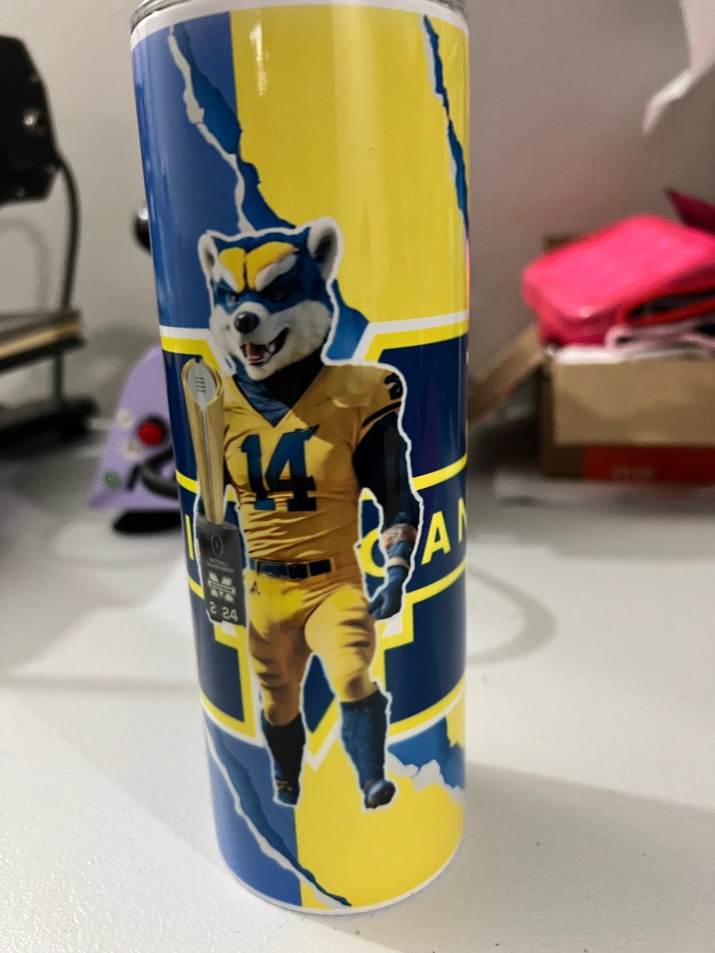 Michigan 20 oz Tumblr cup