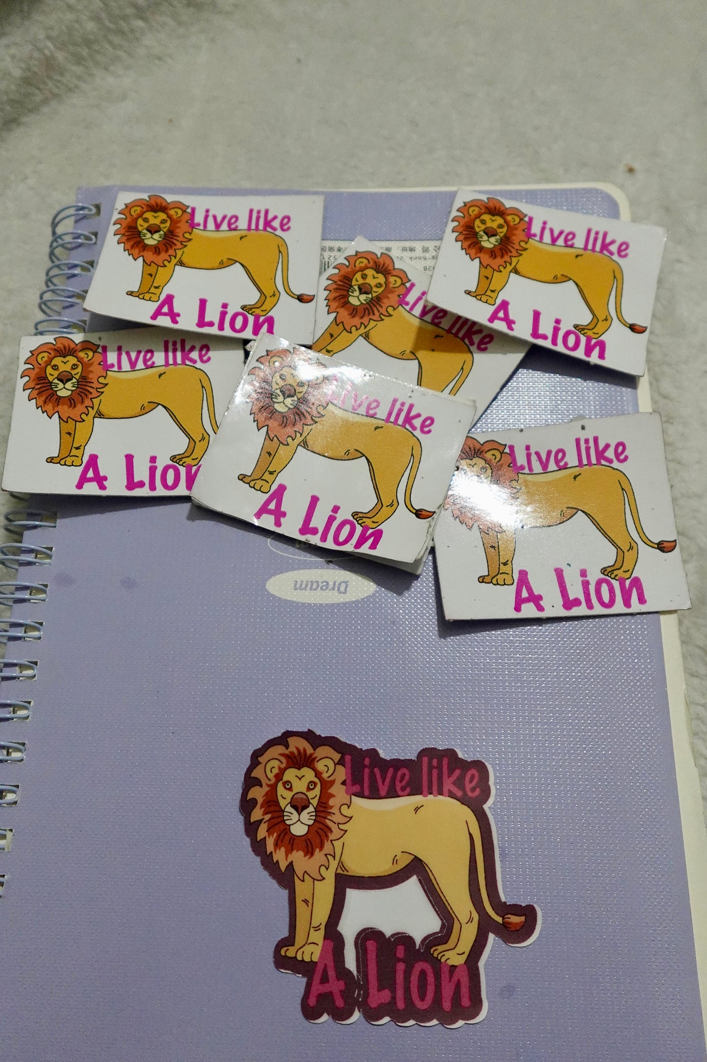 Lion sticker