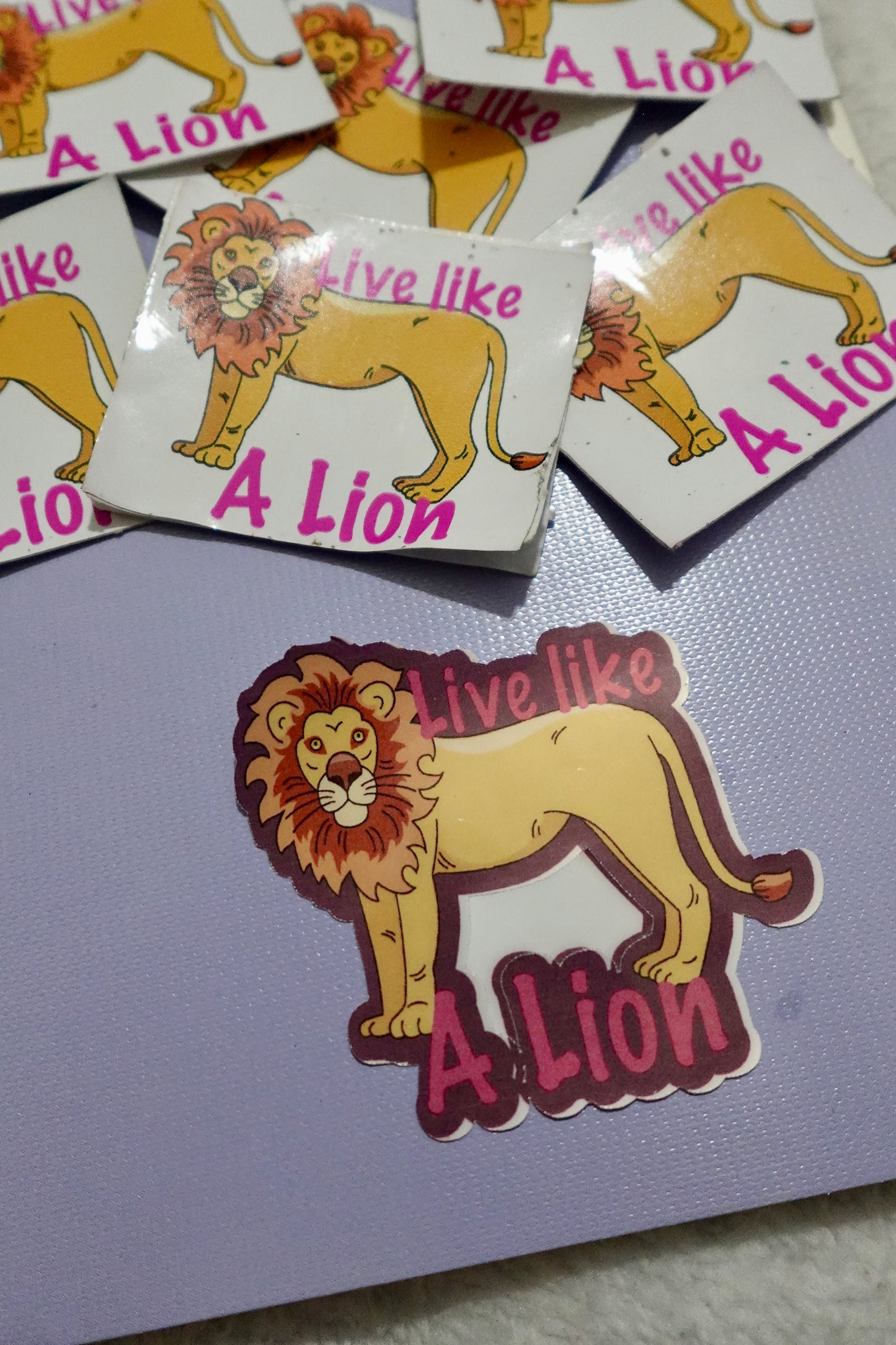 Lion sticker