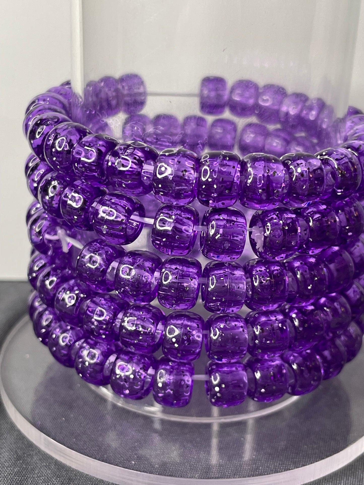 Purple Bead Bracelet