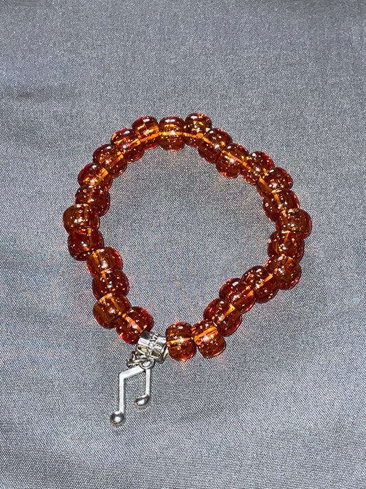 Music Note Bead Bracelet