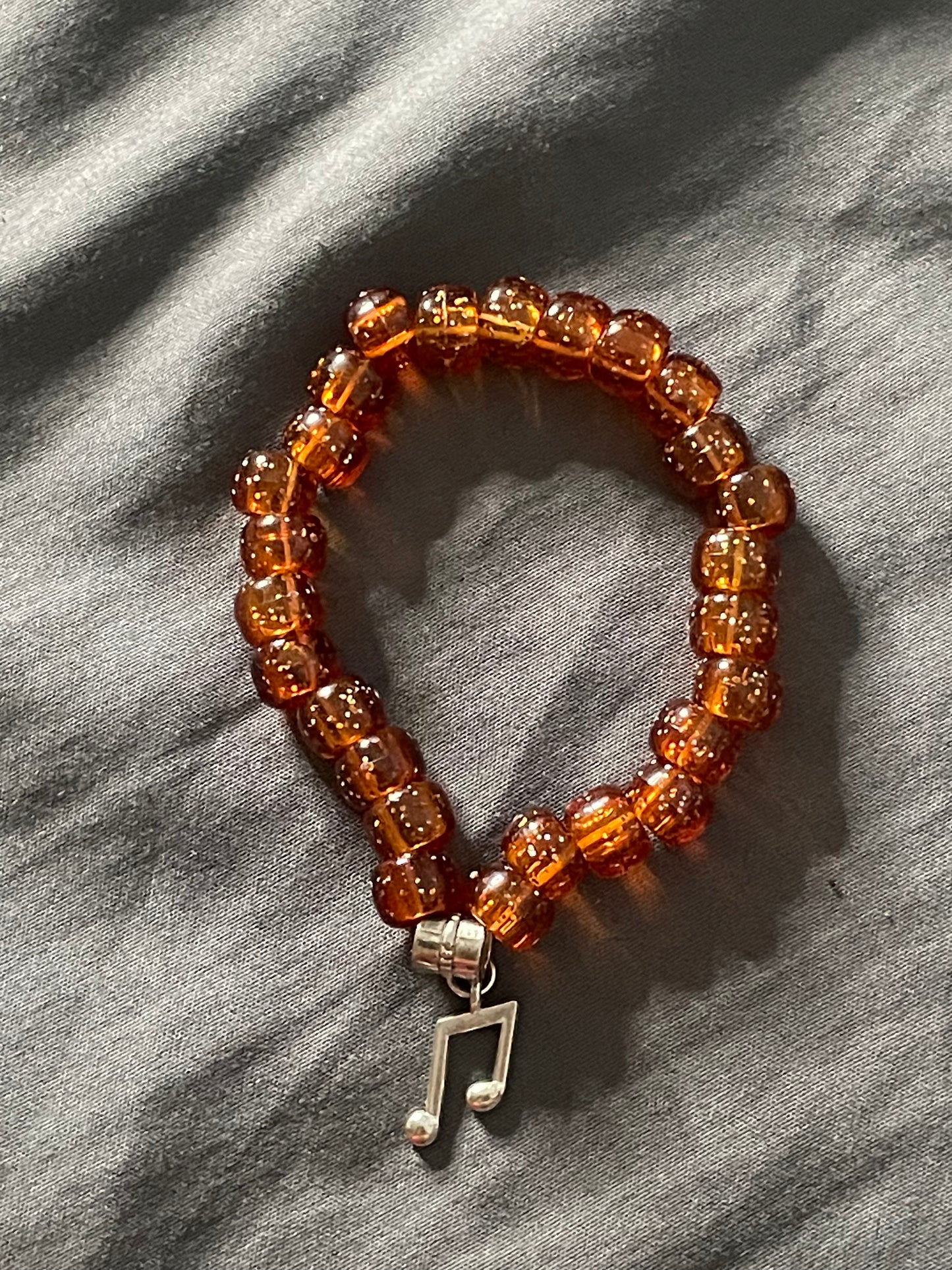 Music Note Bead Bracelet