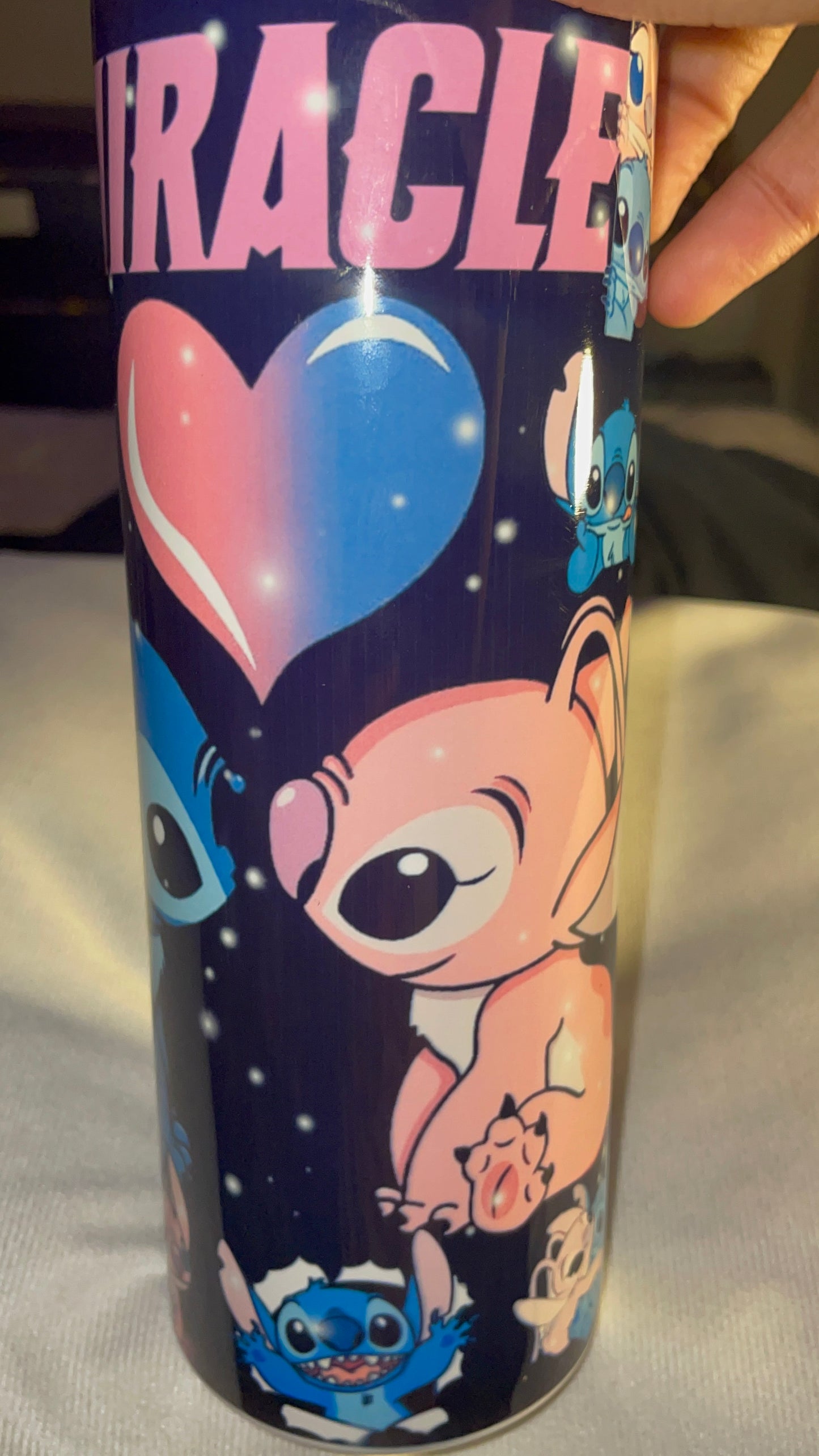 Angel & Stitch Tumbler Cup