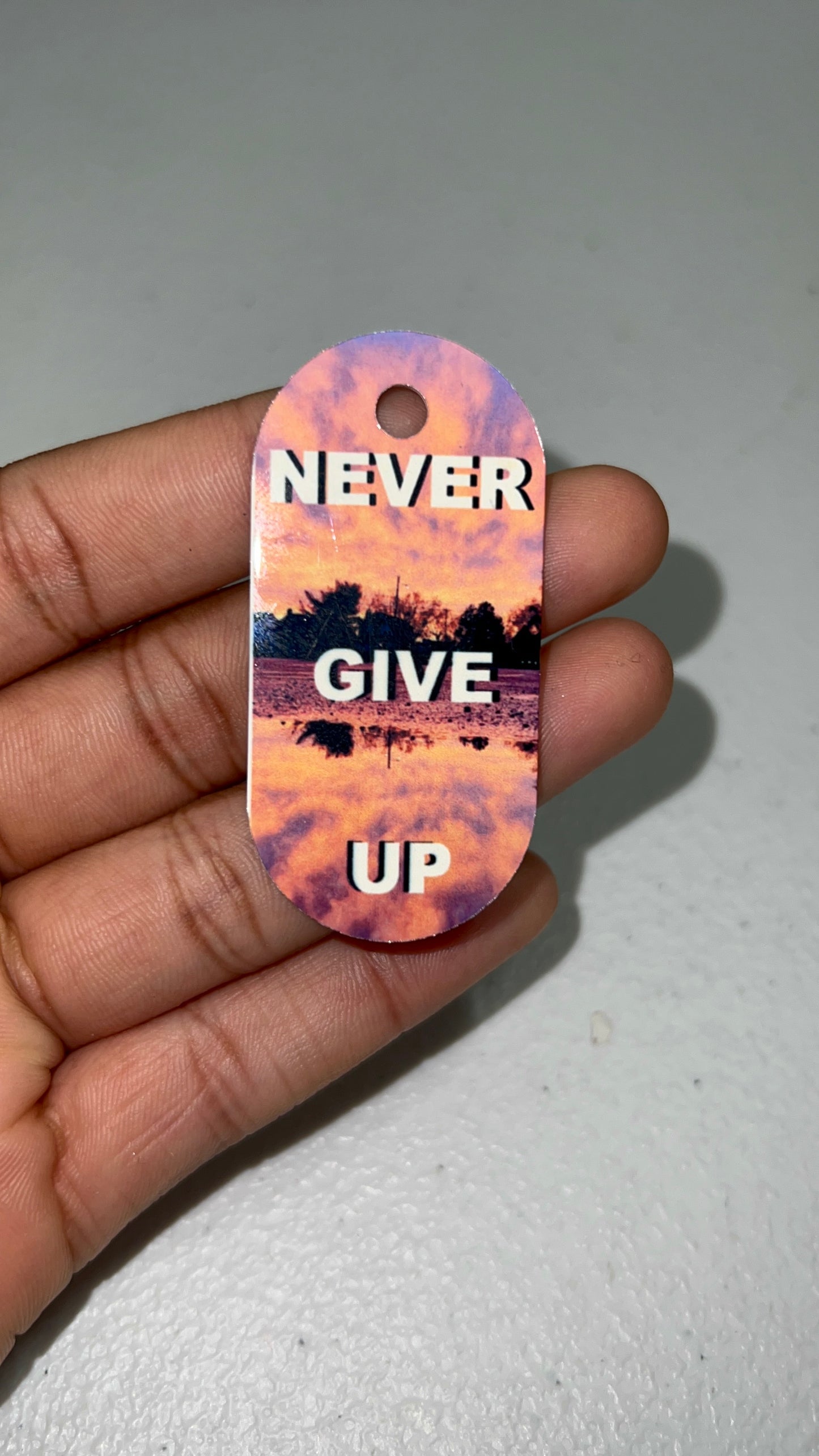 Never give up Necklace