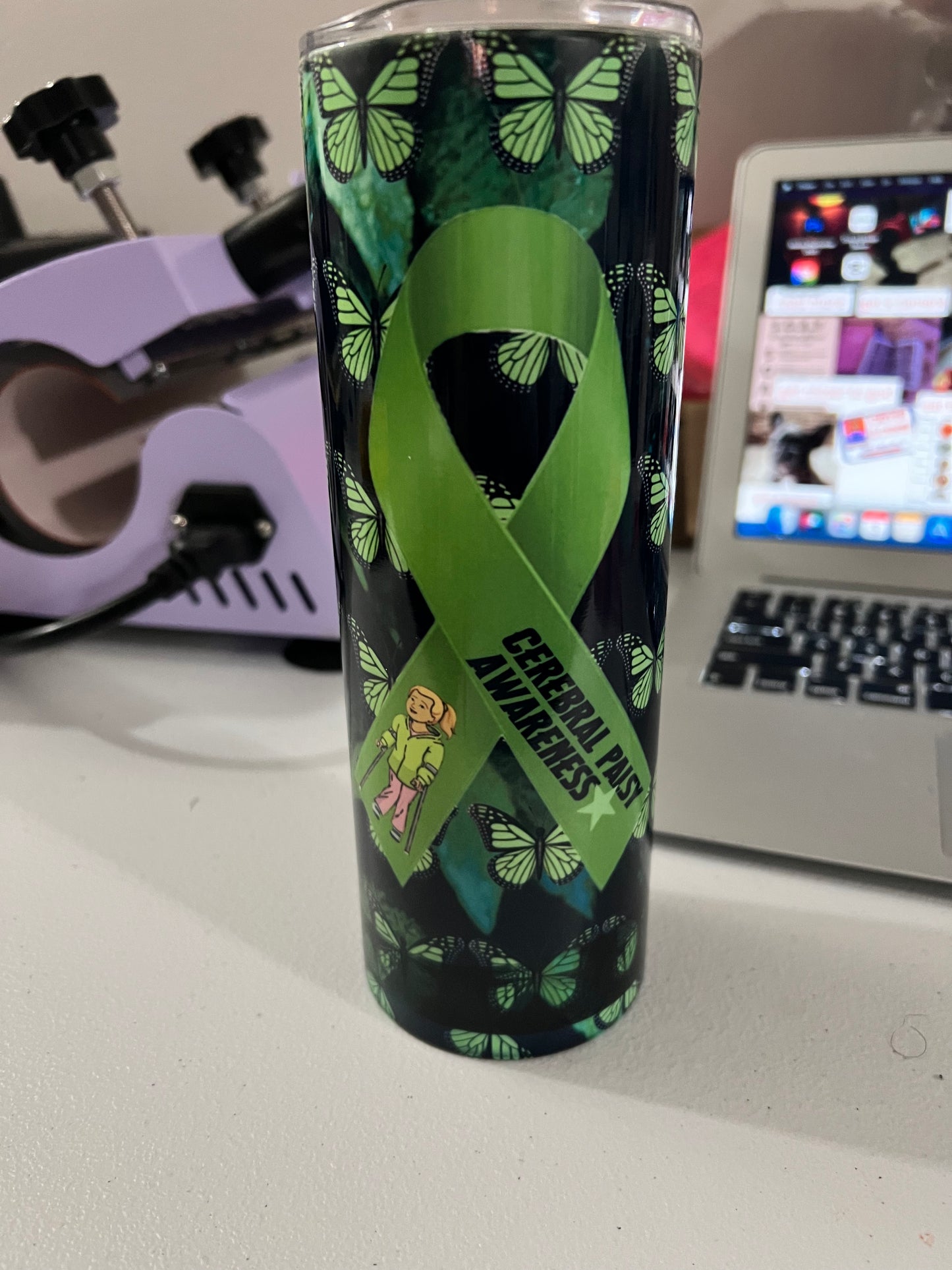 Cerebral palsy tumbler 20 oz cup
