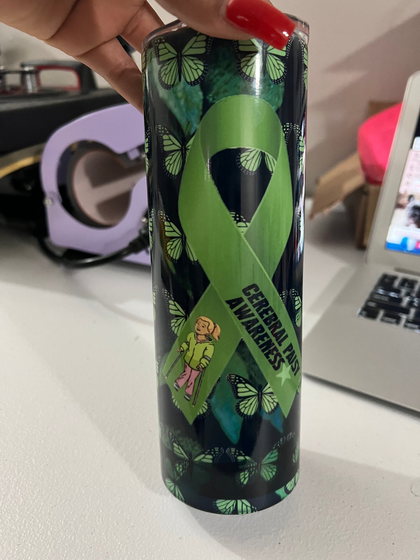 Cerebral palsy tumbler 20 oz cup