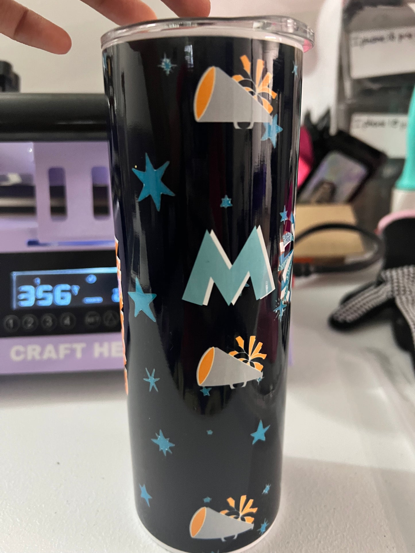 Cheer Mom Tumbler Cup
