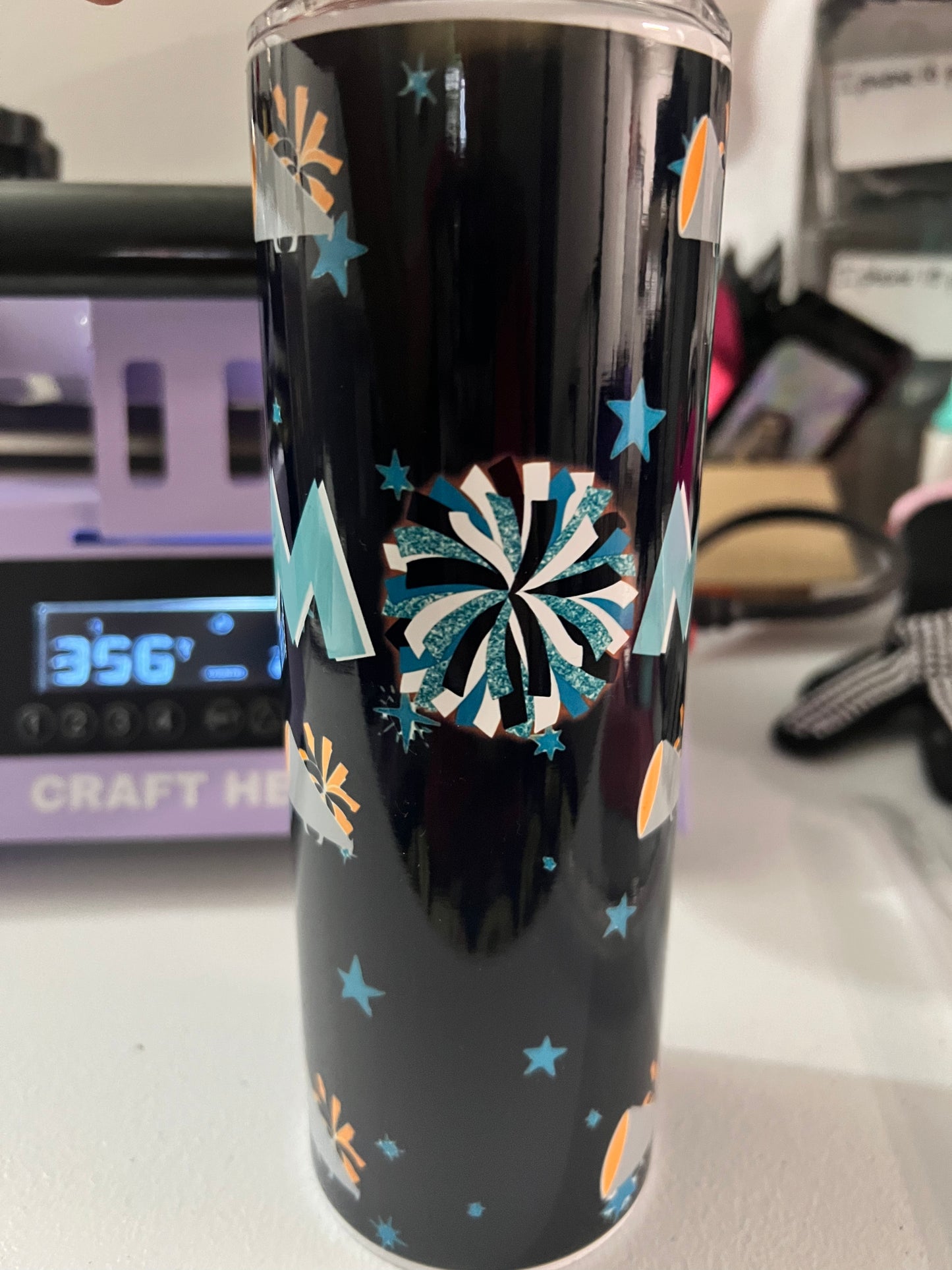 Cheer Mom Tumbler Cup