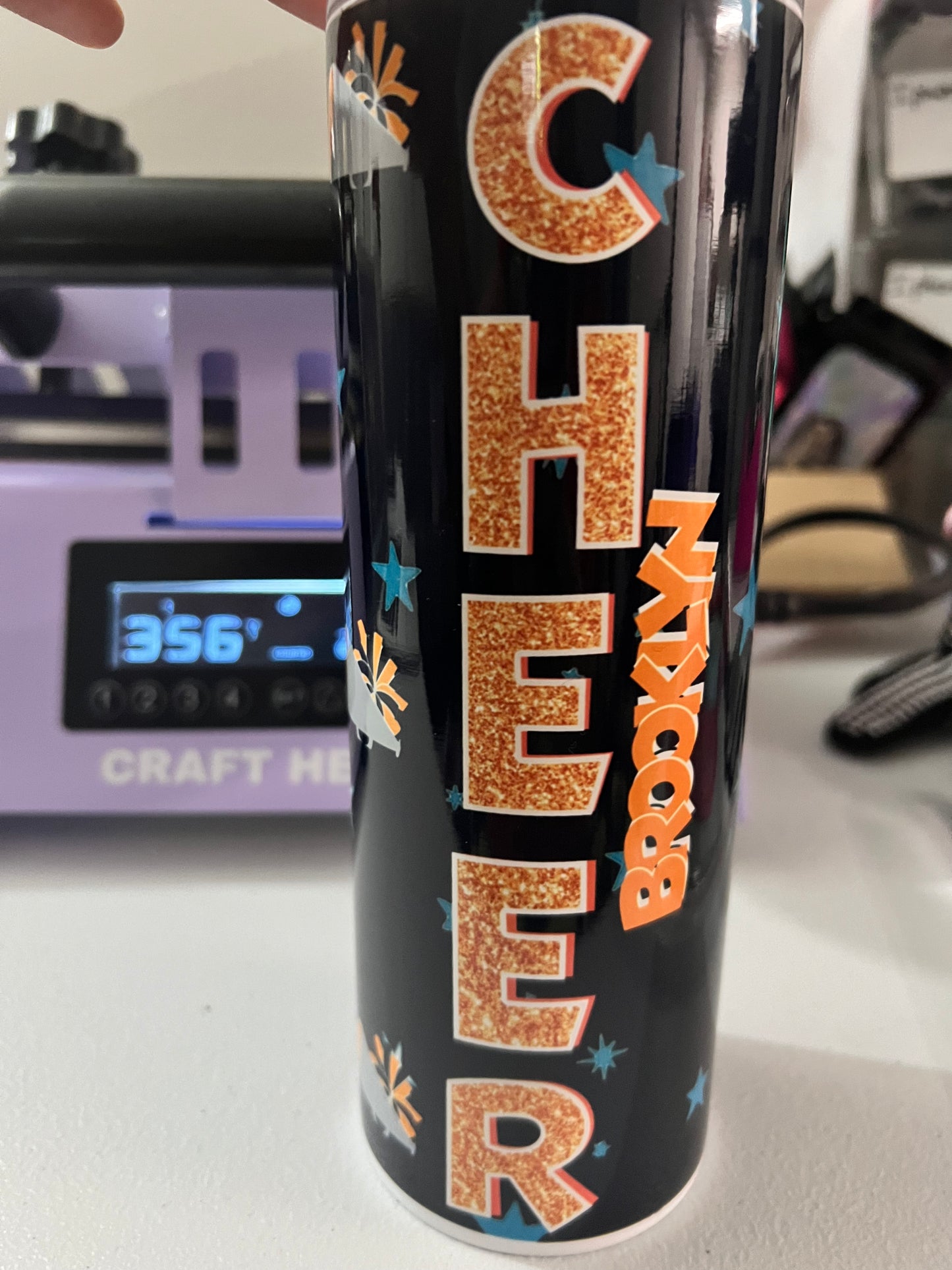 Cheer Mom Tumbler Cup