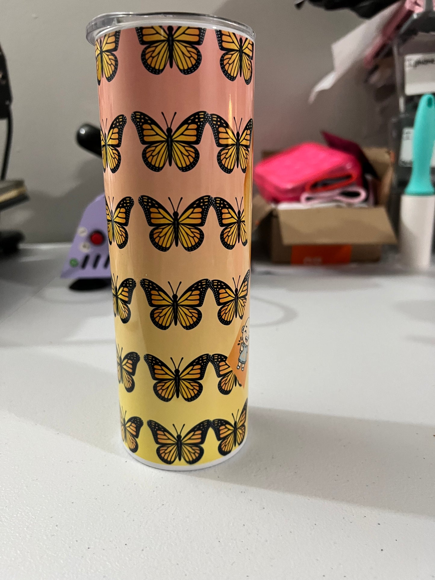 Leukemia awareness tumbler cup 20 oz