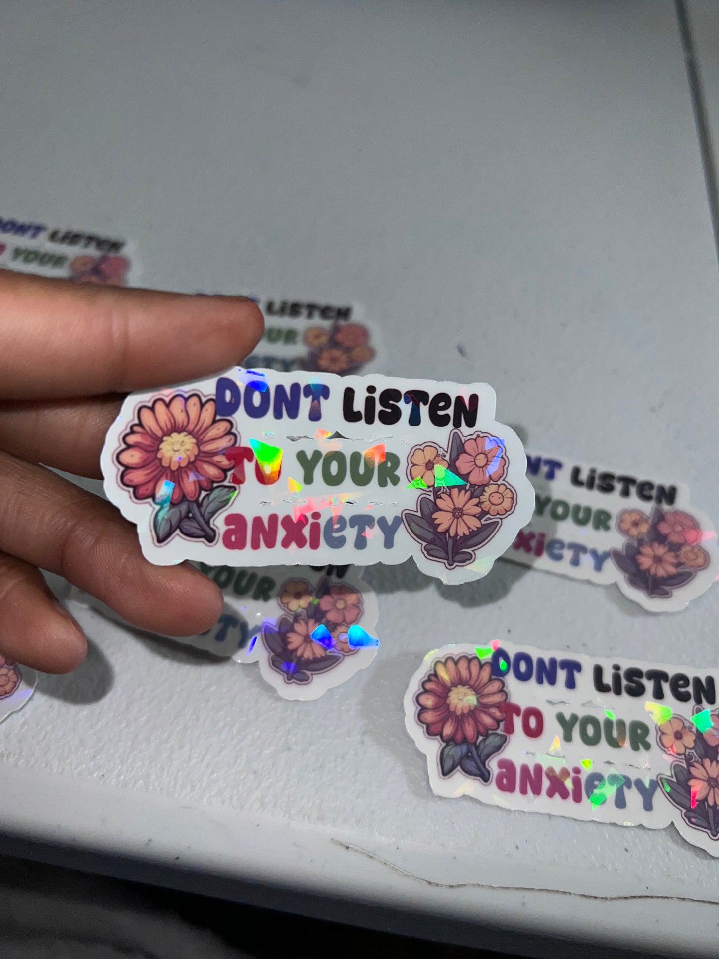 anxiety sticker