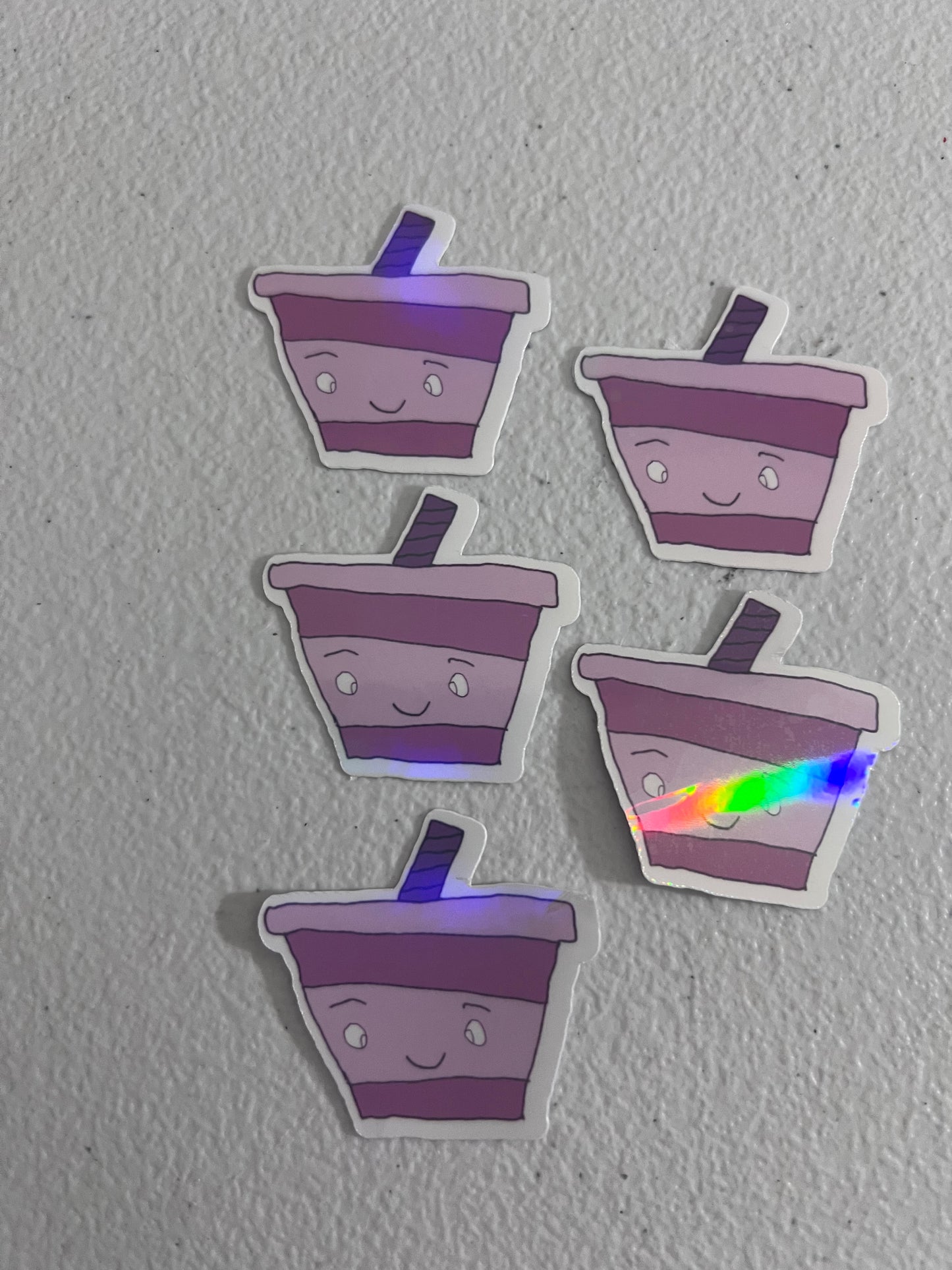 pink cup sticker