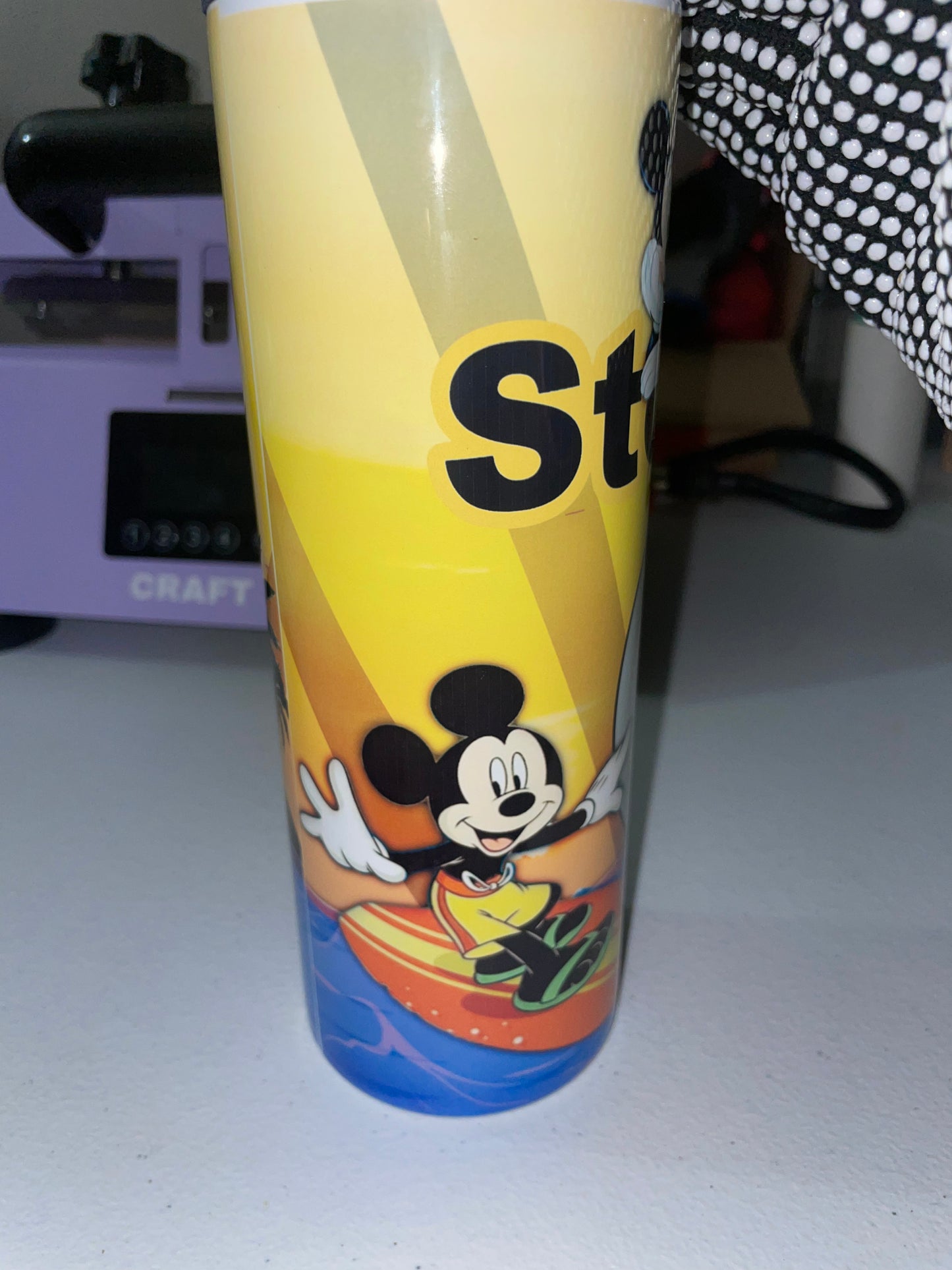 Mickey Steelers Tumbler Cup