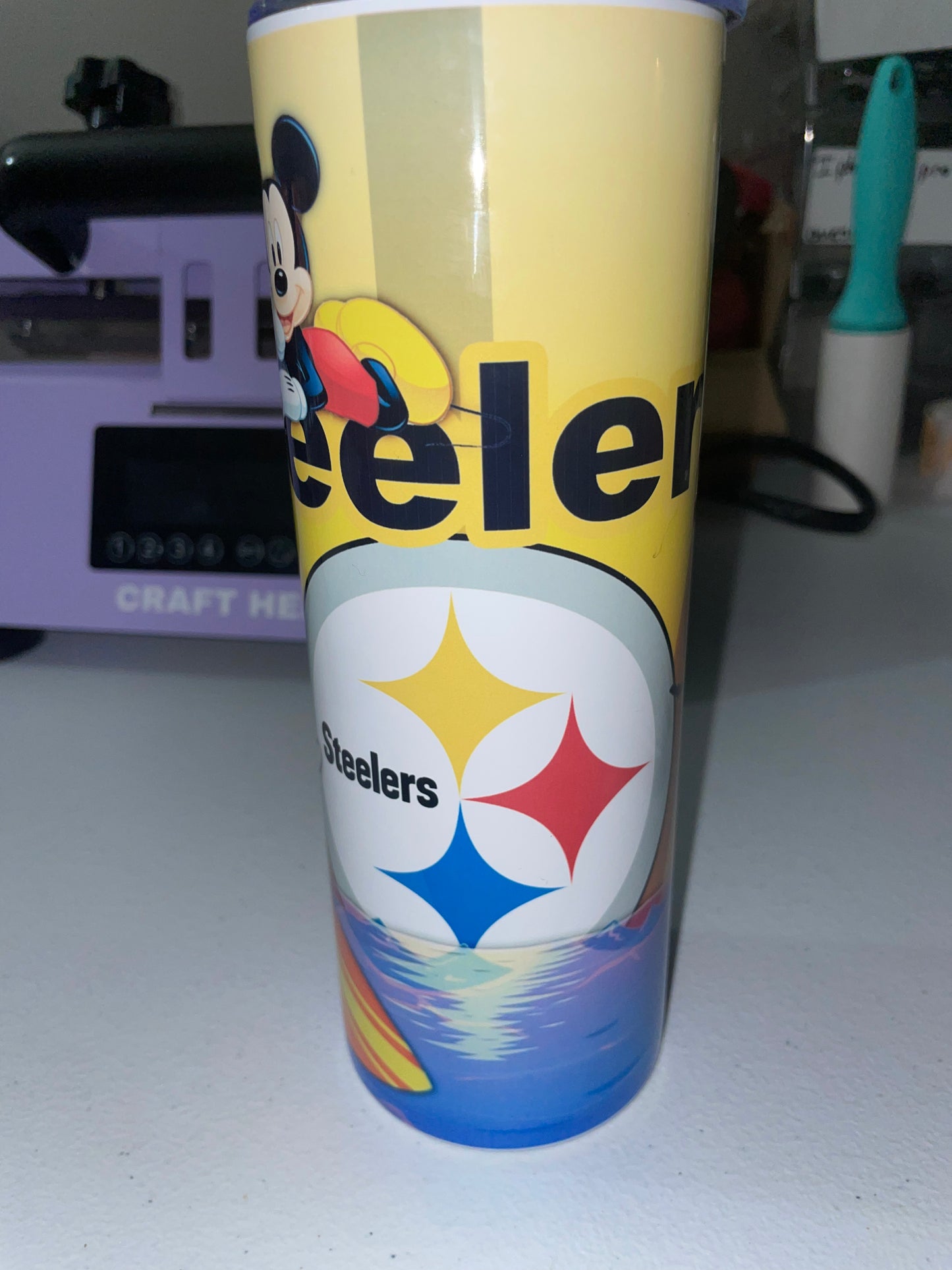 Mickey Steelers Tumbler Cup