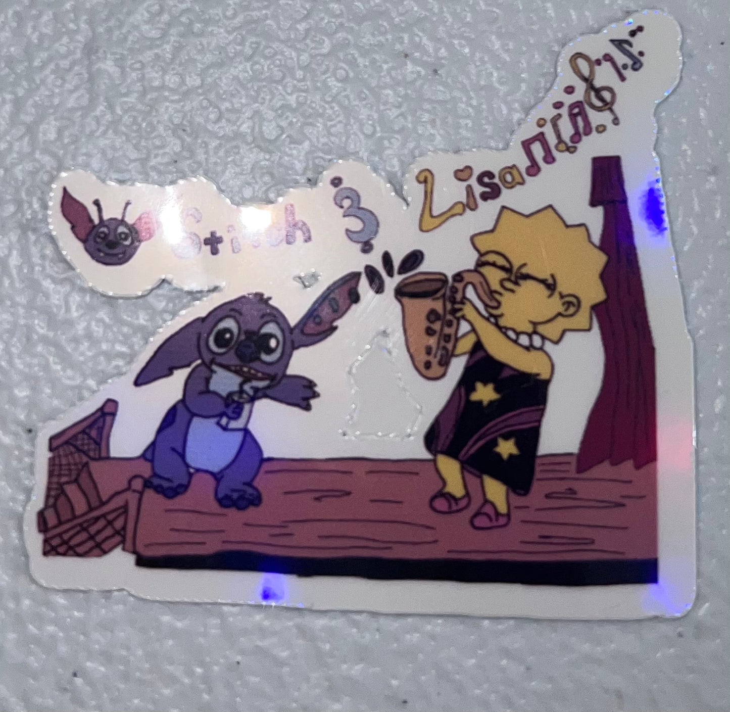 Stitch & Lisa Sticker