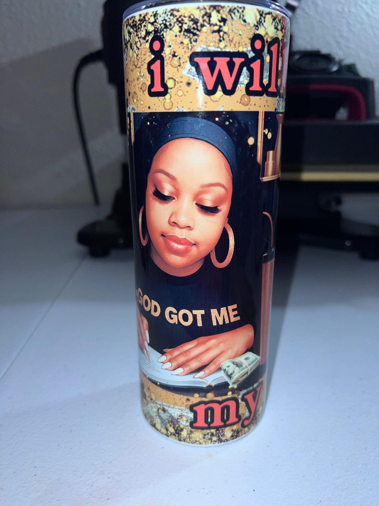 I Will Achieve My Goals Tumbler Cup