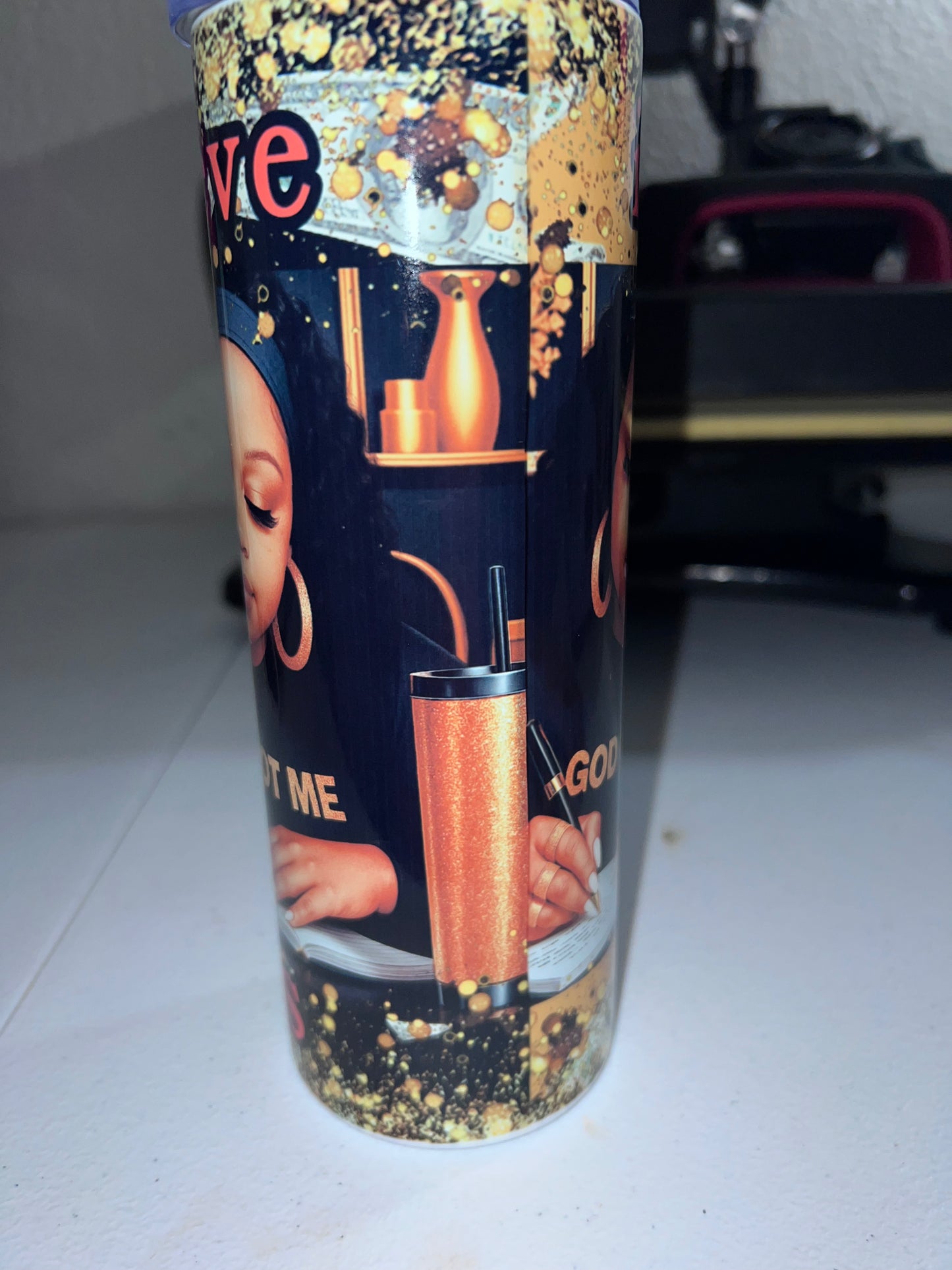 I Will Achieve My Goals Tumbler Cup