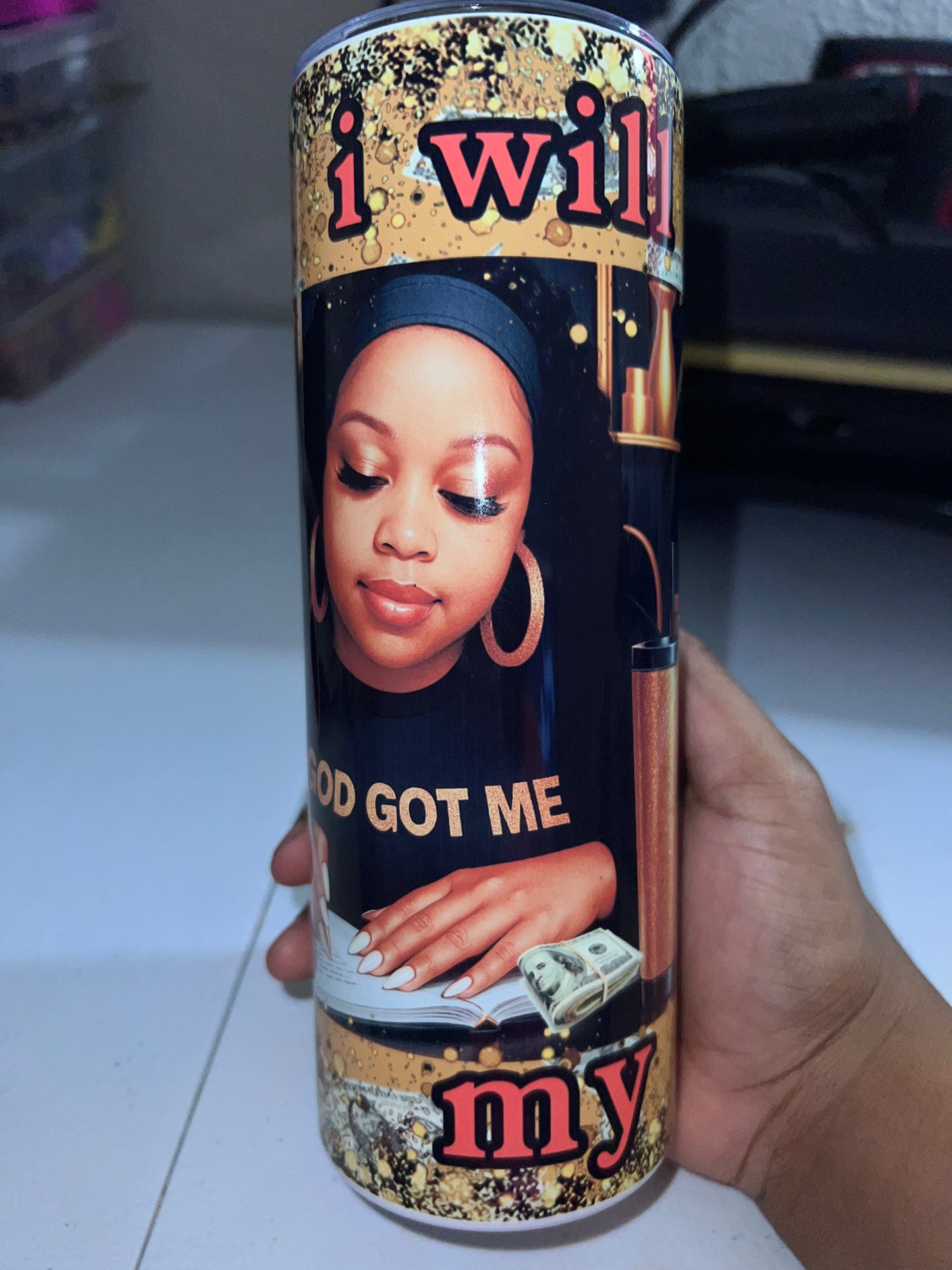 I Will Achieve My Goals Tumbler Cup