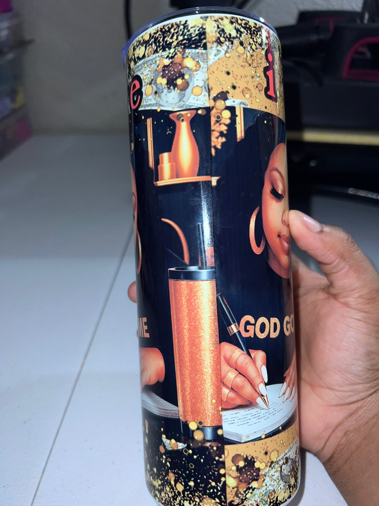 I Will Achieve My Goals Tumbler Cup