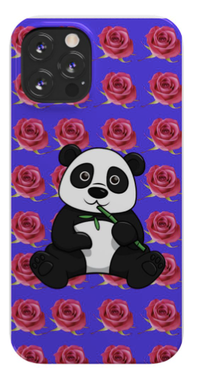 Panda Rose Phone Case