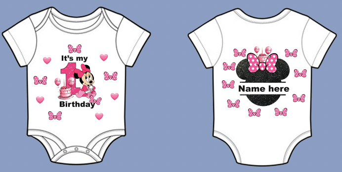 pink Minnie mouse birthday shirt