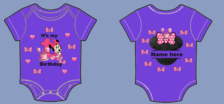 pink Minnie mouse birthday shirt