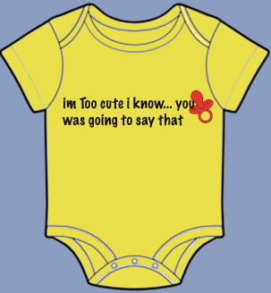 to cute baby shirt