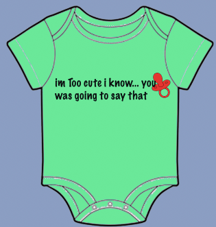 to cute baby shirt