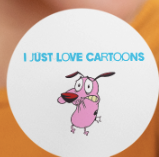 I just Love Cartoons Sticker